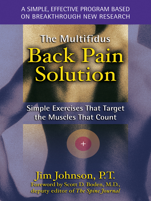 Title details for The Multifidus Back Pain Solution by Jim Johnson - Available